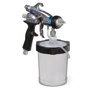 PISTOLA HVLP EDGE II PLUS, 1L (32 OZ) FLEXLINER TAZZA, KIT DEL FLUIDO #3 (17P486), ARRESTO DEL GRILLETTO, CONTROLLO DELL'ARIA, REGOLATORE DEL VENTAGLIO !