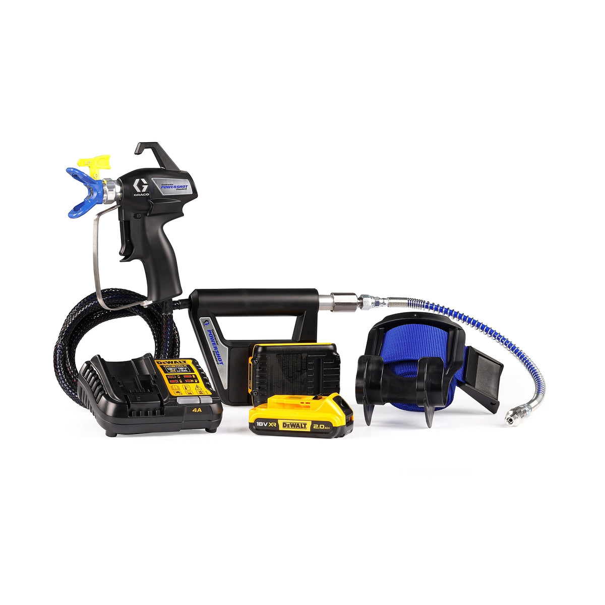 CONNETTORE A Y, 2 TUBI ! POWERPAK, 2x TUBO FLESSIBILE, FILTRO PISTOLA 60 MESH, CINTURA E !