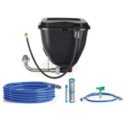 KIT DI FINITURA AIRLESS - SERBATOIO DA 5.7L, FFLP210 TIP, TUBO 3/16" X 7.5M + TUBO FRUSTA 1/8" X 0.9M, FILTRO POMPA + FILTRO PISTOLA 100 MAGLIE !