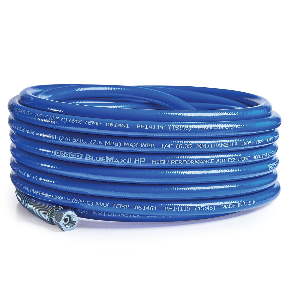 TUBO BLUE MAX II 1/4" X 15 M (FBE), 276 BAR ! FLESSIBILE ALLACCIATO INSIEME 7,5 M ARIA + PRODOTTO FP290 !