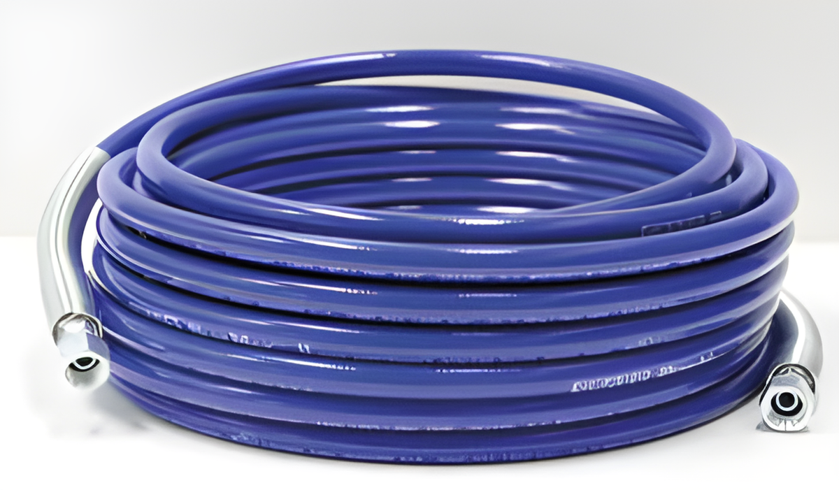 TUBO BLUE MAX II 1/4" X 20 M (FBE), 227 BAR ! KIT TUBO FRUSTA PER USO CON MATERIALI GRAVOSI, 1" X 3M !